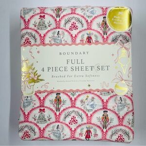 Holiday FULL Boundary Sheet Set 12 Days of Christmas Nutcracker Ballet Sheets